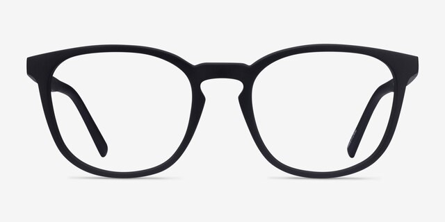 Persea Basalt PlasticEyeglass Frames from EyeBuyDirect, Front View