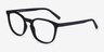Persea Basalt PlasticEyeglass Frames from EyeBuyDirect, Angle View