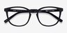 Persea Basalt PlasticEyeglass Frames from EyeBuyDirect, Closed View