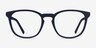 Persea Abyssal Blue PlasticEyeglass Frames from EyeBuyDirect, Front View
