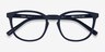 Persea Abyssal Blue PlasticEyeglass Frames from EyeBuyDirect, Closed View