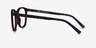 Persea Warm Tortoise PlastiqueMontures de lunettes de vue d'EyeBuyDirect, Vue de Côté