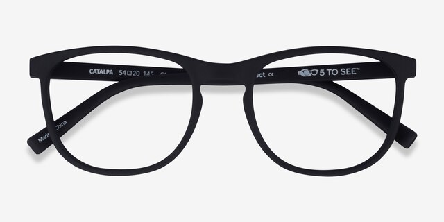 Catalpa Basalt PlasticEyeglass Frames from EyeBuyDirect, Closed View