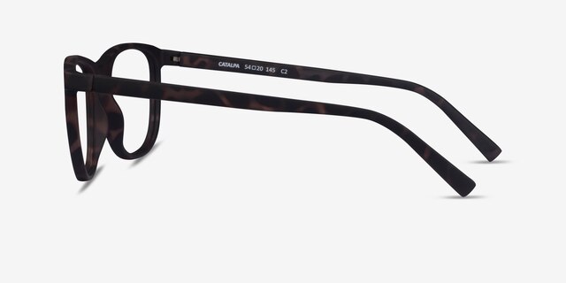 Catalpa Warm Tortoise PlasticEyeglass Frames from EyeBuyDirect, Side View