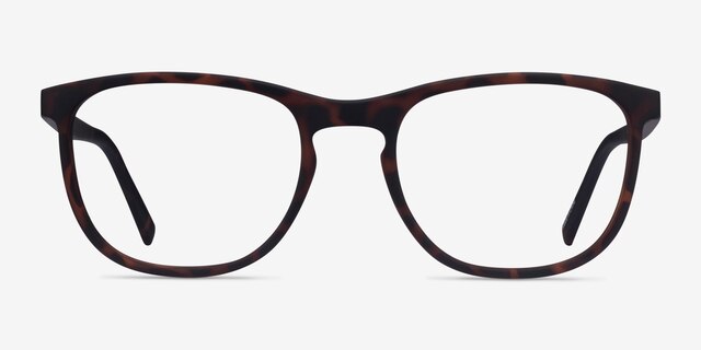 Catalpa Light Tortoise Éco-responsableMontures de lunettes de vue d'EyeBuyDirect, Vue de Face