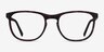 Catalpa Light Tortoise Éco-responsableMontures de lunettes de vue d'EyeBuyDirect, Vue de Face