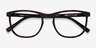 Catalpa Light Tortoise Éco-responsableMontures de lunettes de vue d'EyeBuyDirect, Vue Rapprochée