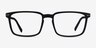 Moringa Basalt Eco-friendlyEyeglass Frames from EyeBuyDirect, Front View