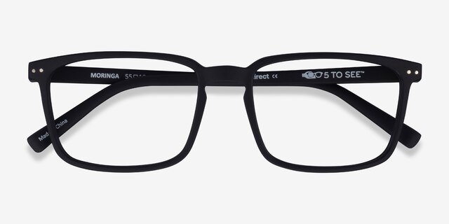 Moringa Basalt Eco-friendlyEyeglass Frames from EyeBuyDirect, Closed View