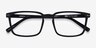 Moringa Basalt Eco-friendlyEyeglass Frames from EyeBuyDirect, Closed View