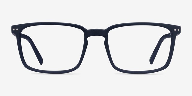 Moringa Abyssal Blue Eco-friendlyEyeglass Frames from EyeBuyDirect, Front View