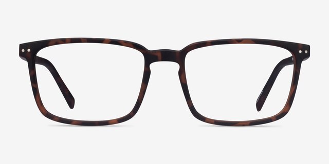 Moringa Warm Tortoise PlasticEyeglass Frames from EyeBuyDirect, Front View