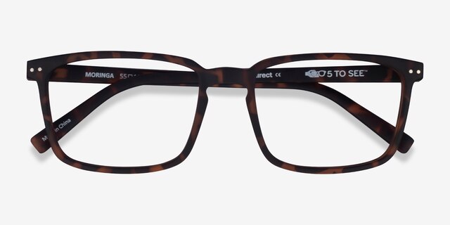 Moringa Warm Tortoise PlasticEyeglass Frames from EyeBuyDirect, Closed View