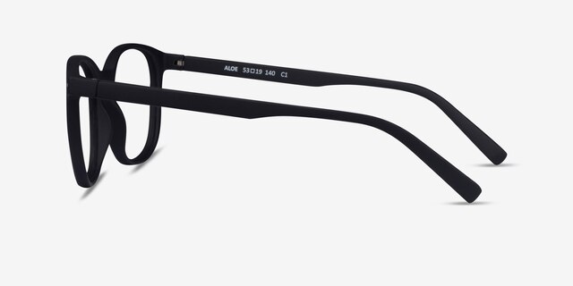 Aloe Basalt PlasticEyeglass Frames from EyeBuyDirect, Side View