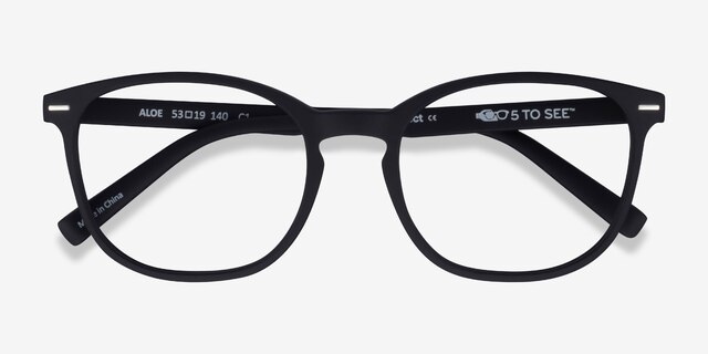 Aloe Basalt PlasticEyeglass Frames from EyeBuyDirect, Closed View