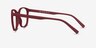 Aloe Crimson Eco-friendlyEyeglass Frames from EyeBuyDirect, Side View