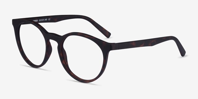 Ginkgo Warm Tortoise PlasticEyeglass Frames from EyeBuyDirect, Angle View