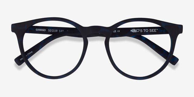 Ginkgo Abyssal Tortoise Eco-friendlyEyeglass Frames from EyeBuyDirect, Closed View