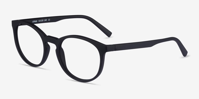 Citrus Basalt PlasticEyeglass Frames from EyeBuyDirect, Angle View