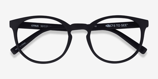 Citrus Basalt PlasticEyeglass Frames from EyeBuyDirect, Closed View