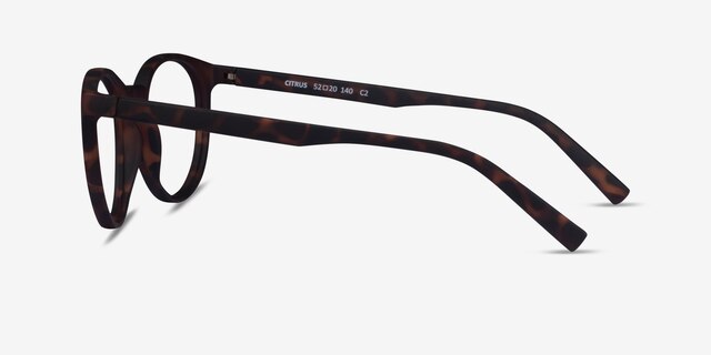 Citrus Warm Tortoise Eco-friendlyEyeglass Frames from EyeBuyDirect, Side View