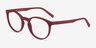 Citrus Crimson Eco-friendlyEyeglass Frames from EyeBuyDirect, Angle View
