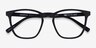 Eucalyptus Basalt PlastiqueMontures de lunettes de vue d'EyeBuyDirect, Vue Rapprochée