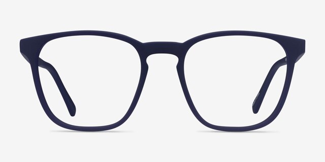Eucalyptus Abyssal Blue PlastiqueMontures de lunettes de vue d'EyeBuyDirect, Vue de Face