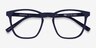 Eucalyptus Abyssal Blue PlastiqueMontures de lunettes de vue d'EyeBuyDirect, Vue Rapprochée