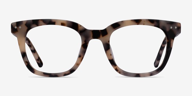Romy Écaille ivoire AcétateMontures de lunettes de vue d'EyeBuyDirect, Vue de Face