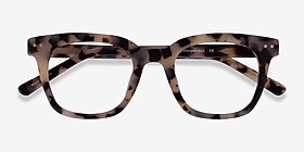 Romy Écaille ivoire Acétate Montures de lunettes de vue d'EyeBuyDirect, Vue Rapprochée