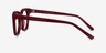 Romy Burgundy AcetateEyeglass Frames from EyeBuyDirect, Side View