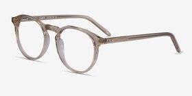 Planete Champagne Acétate Montures de lunettes de vue d'EyeBuyDirect, Vue d'Angle
