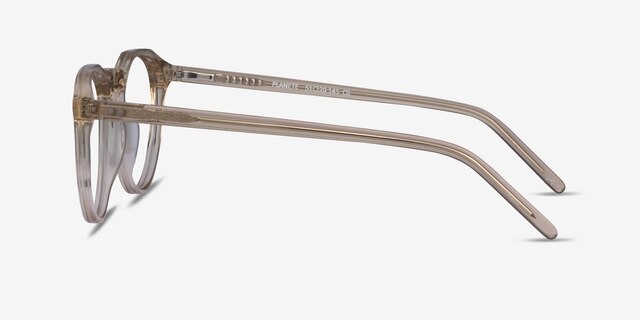 Planete Champagne AcetateEyeglass Frames from EyeBuyDirect, Side View