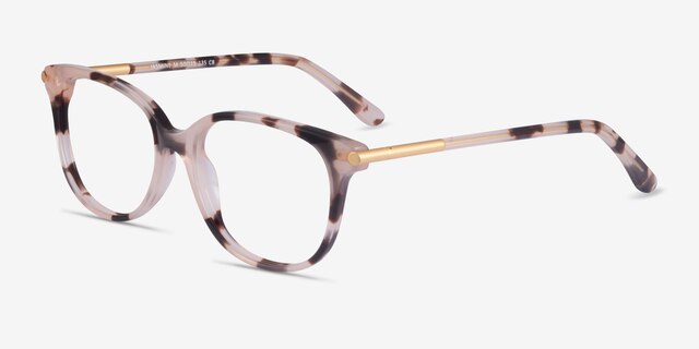 Jasmine Ivory Tortoise AcetateEyeglass Frames from EyeBuyDirect, Angle View