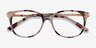 Jasmine Ivory Tortoise AcetateEyeglass Frames from EyeBuyDirect, Closed View