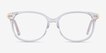 Jasmine Clear AcetateEyeglass Frames from EyeBuyDirect, Front View