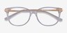 Jasmine Clear AcetateEyeglass Frames from EyeBuyDirect, Closed View