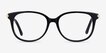 Jasmine Black AcetateEyeglass Frames from EyeBuyDirect, Front View