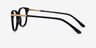 Jasmine Black AcetateEyeglass Frames from EyeBuyDirect, Side View