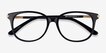 Jasmine Black AcetateEyeglass Frames from EyeBuyDirect, Closed View