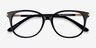 Jasmine Black AcetateEyeglass Frames from EyeBuyDirect, Closed View