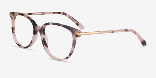 Jasmine Écaille ivoire AcétateMontures de lunettes de vue d'EyeBuyDirect, Vue d'Angle