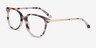 Jasmine Écaille ivoire AcétateMontures de lunettes de vue d'EyeBuyDirect, Vue d'Angle