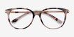 Jasmine Ivory Tortoise AcetateEyeglass Frames from EyeBuyDirect, Closed View