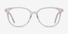 Jasmine Transparent Acétate Montures de lunettes de vue d'EyeBuyDirect, Vue de Face