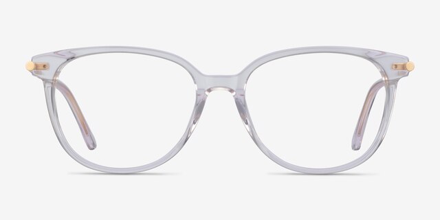 Jasmine Clear AcetateEyeglass Frames from EyeBuyDirect, Front View
