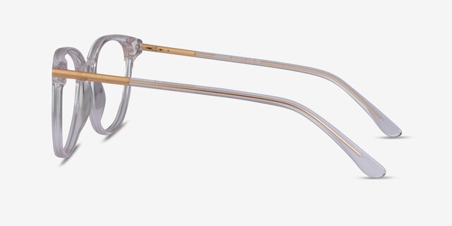 Jasmine Clear AcetateEyeglass Frames from EyeBuyDirect, Side View