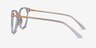 Jasmine Clear AcetateEyeglass Frames from EyeBuyDirect, Side View