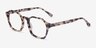 Orchid Ivory Tortoise AcetateEyeglass Frames from EyeBuyDirect, Angle View